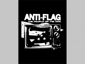 Anti Flag chrbtová nášivka veľkosť cca. A4 (po krajoch neobšívaná)